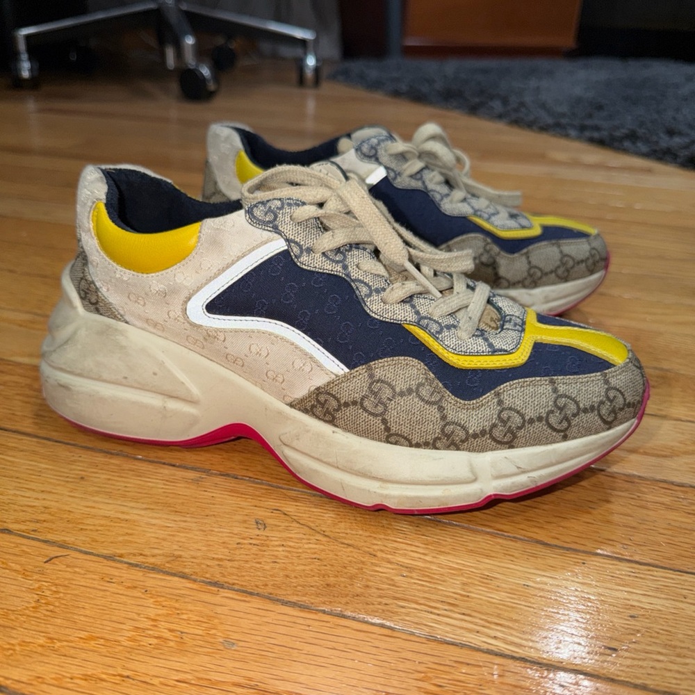 Beige Ebony Gucci Rhyton